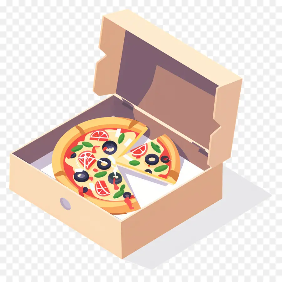 Caja De Pizza，Pizza En Caja PNG