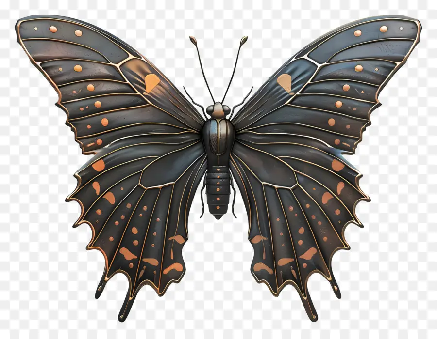 Mariposa Animada，Mariposa Colorida PNG