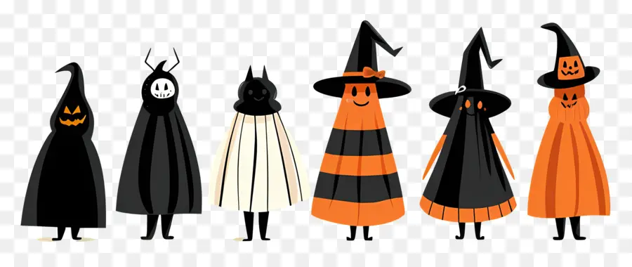 Frontera De Halloween，Personajes De Halloween PNG