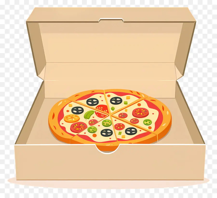 Caja De Pizza，Pizza En Caja PNG