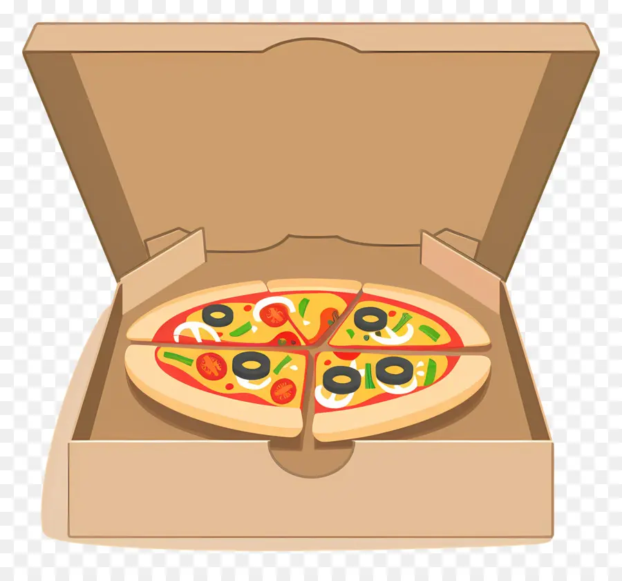 Caja De Pizza，Pizza En Caja PNG