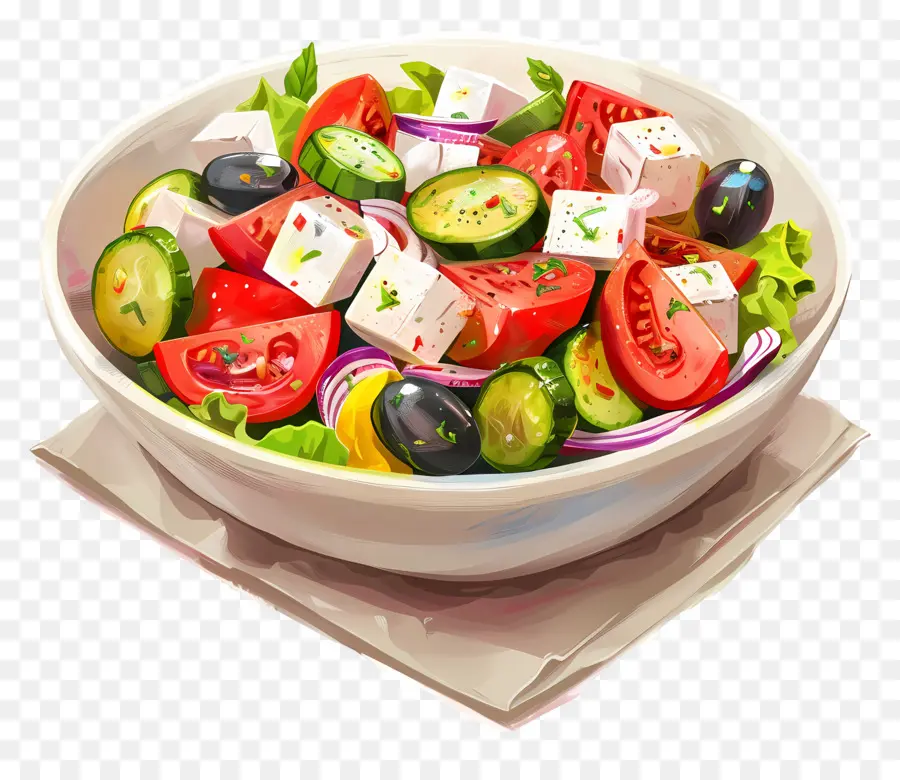 Ensalada Griega，Ensaladera PNG