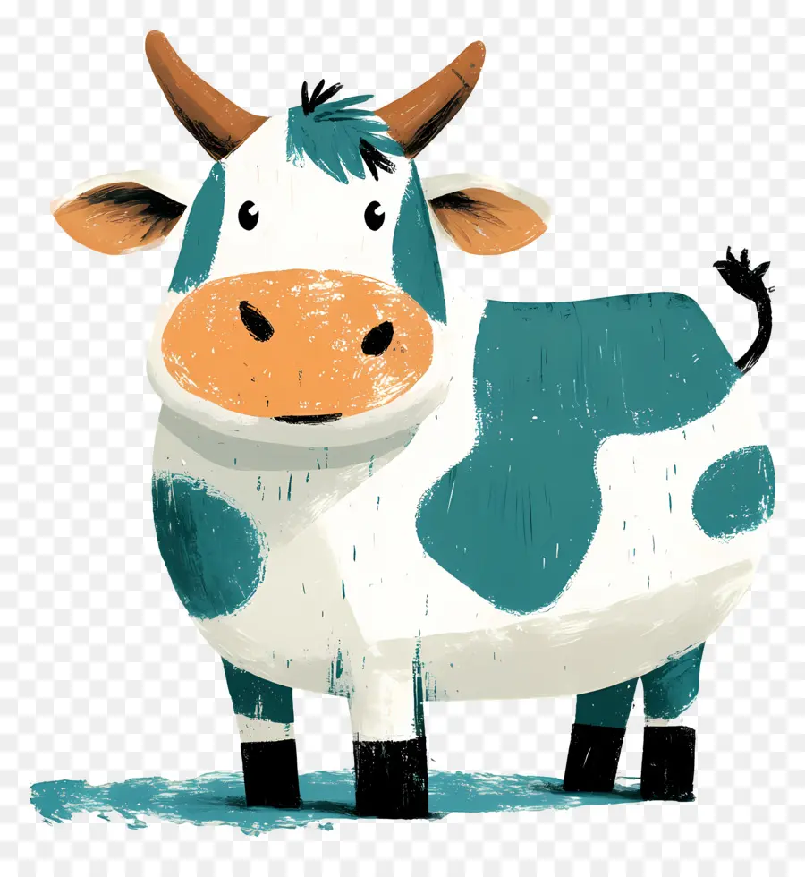 Vaca Gordita，Vaca De Dibujos Animados PNG