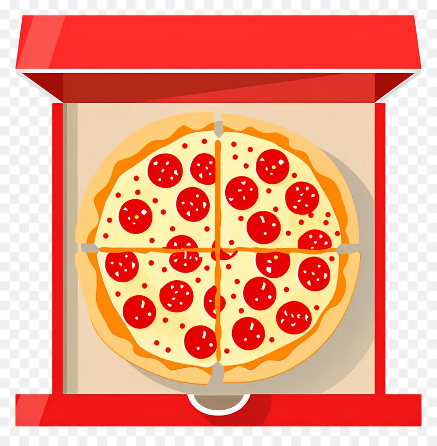 Caja De Pizza，Pizza De Peperoni PNG