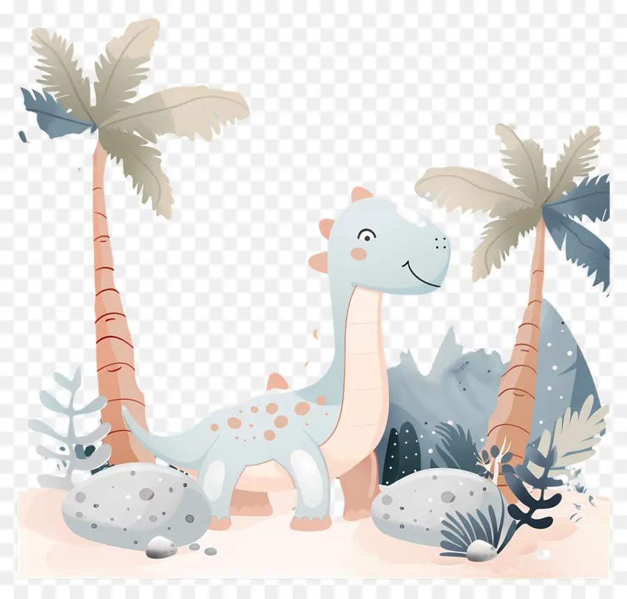 Dinosaurio De Dibujos Animados，Lindo Dinosaurio PNG