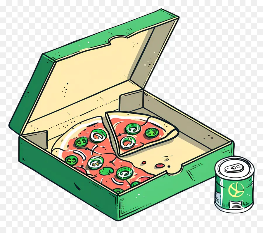 Caja De Pizza，Pizza En Caja PNG