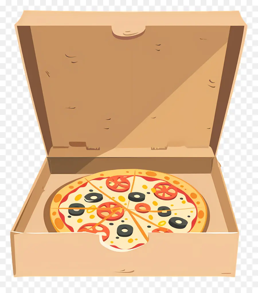 Caja De Pizza，Pizza En Caja PNG