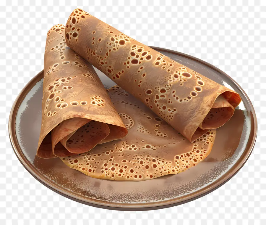 Comida Africana，Crepes Enrollados PNG