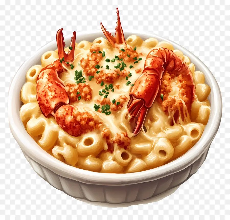 Plato De Langosta，Macarrones Con Queso Y Langosta PNG