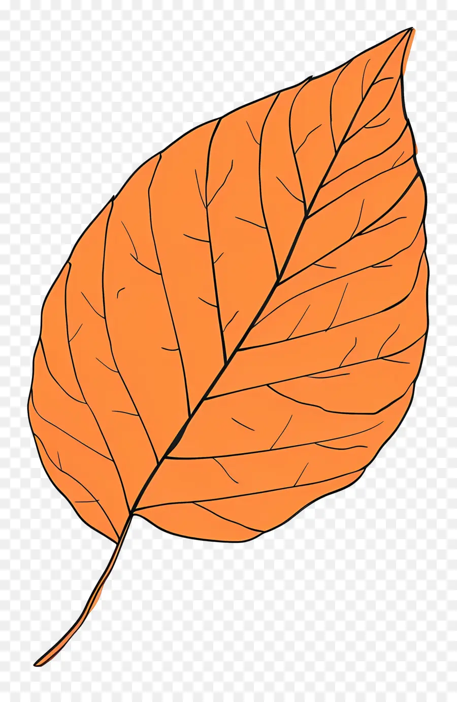 Hoja única，Hoja De Otoño PNG