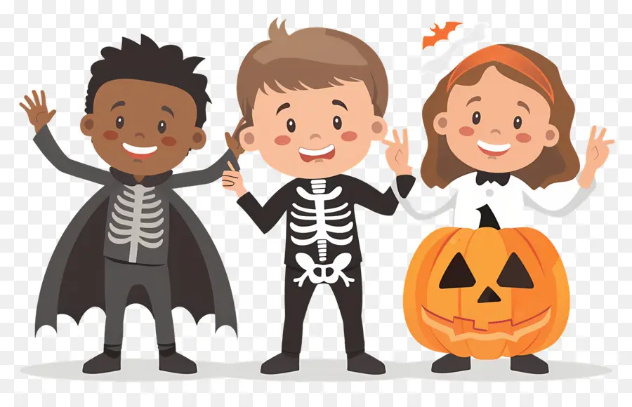 Niños De Halloween，Disfraces De Halloween PNG