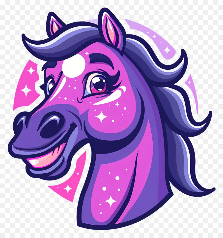 Cabeza De Unicornio，Unicornio De Dibujos Animados PNG