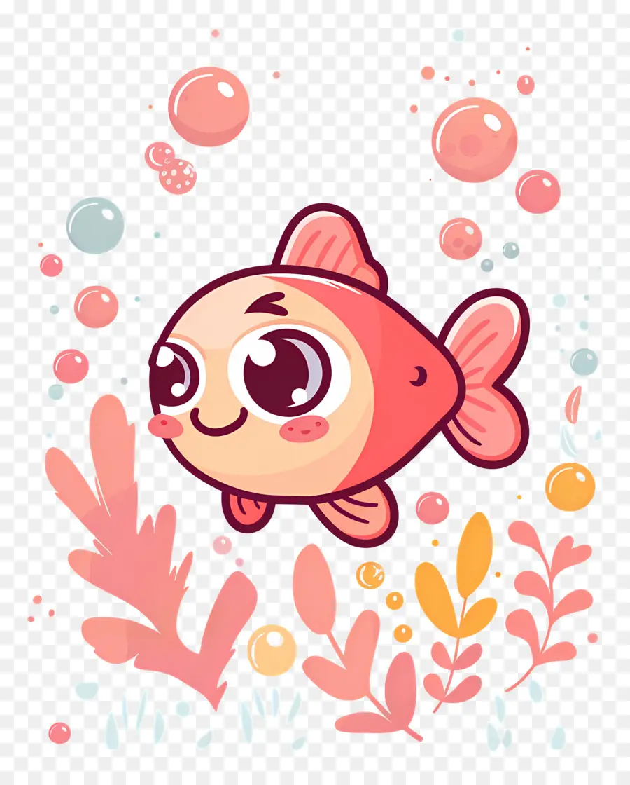 Dibujos Animados De Peces，Pez Rosa PNG