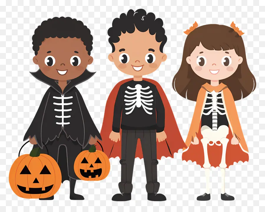 Niños De Halloween，Disfraces PNG