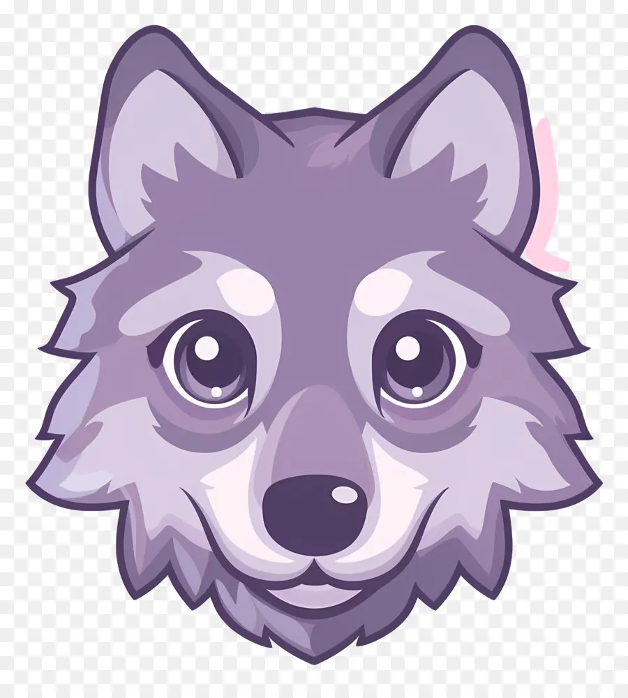 Cabeza De Lobo，Perro De Dibujos Animados PNG