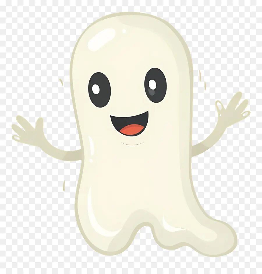 Fantasma Kawaii，Fantasma Feliz PNG