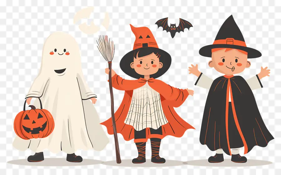 Niños De Halloween，Disfraces De Halloween PNG