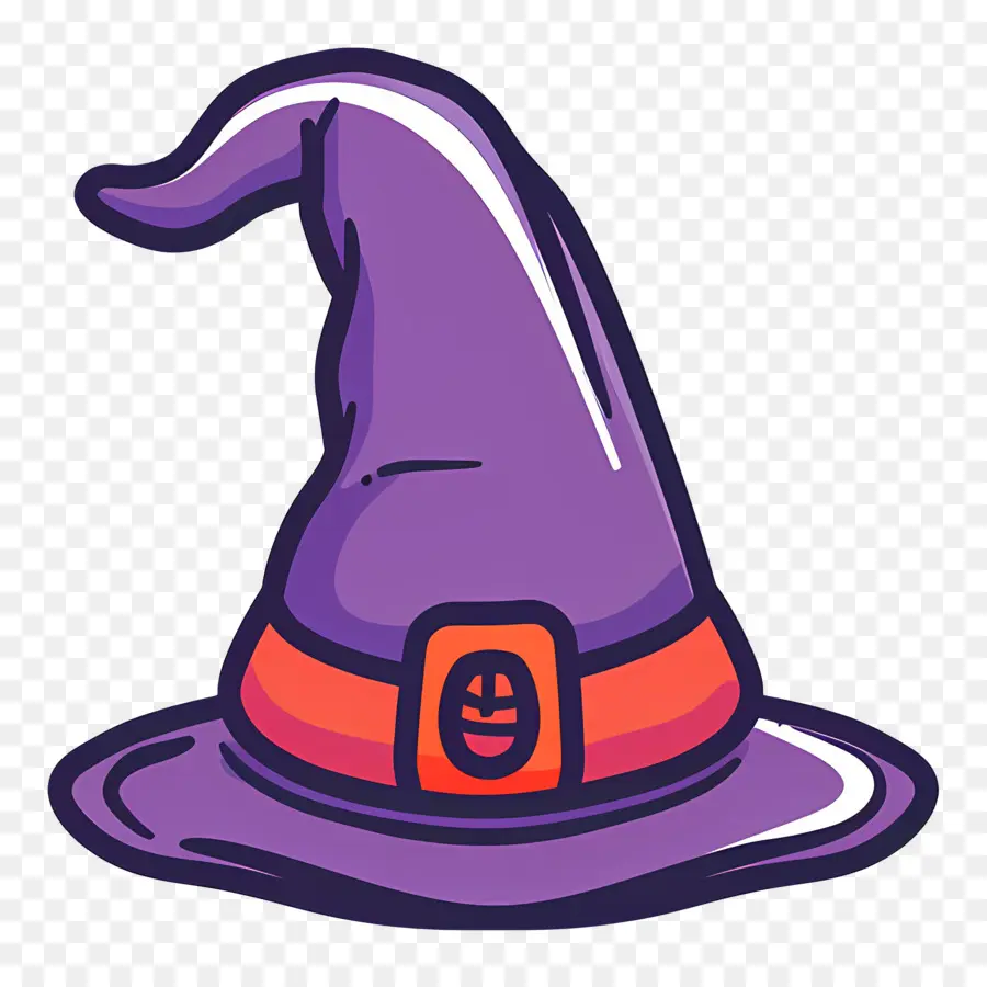 Gorra De Halloween，Sombrero De Bruja PNG