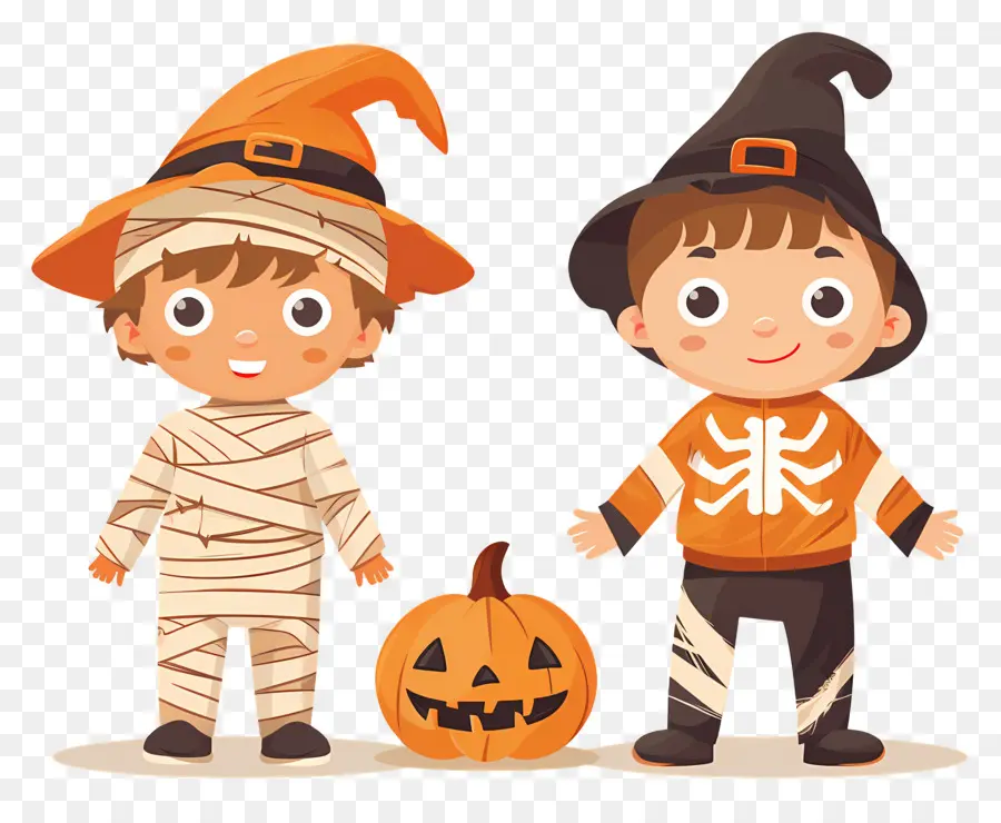 Niños De Halloween，Disfraces De Halloween PNG