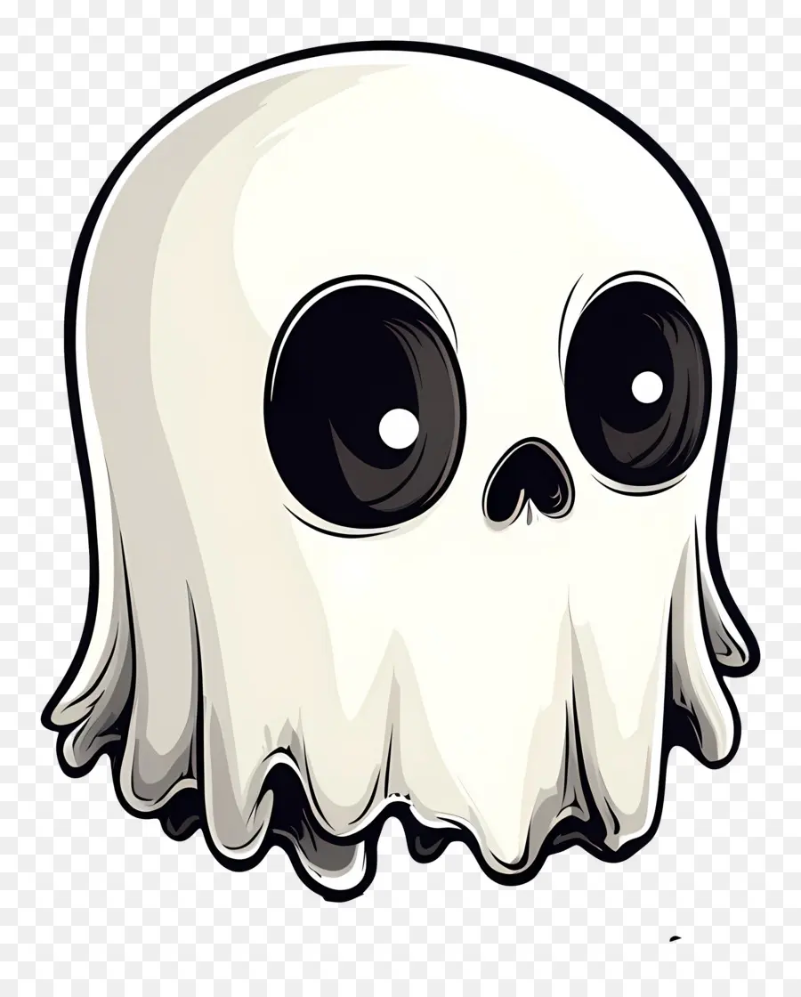 Fantasma De Dibujos Animados，Calavera De Dibujos Animados PNG