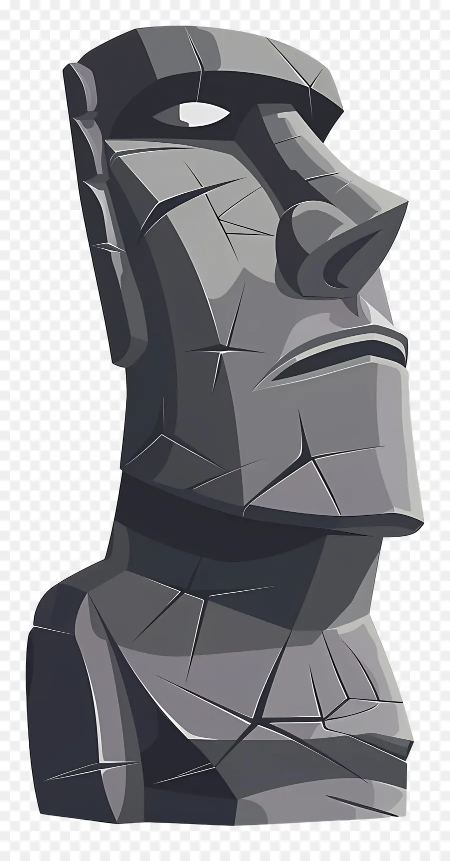 Moái，Estatua De Piedra PNG