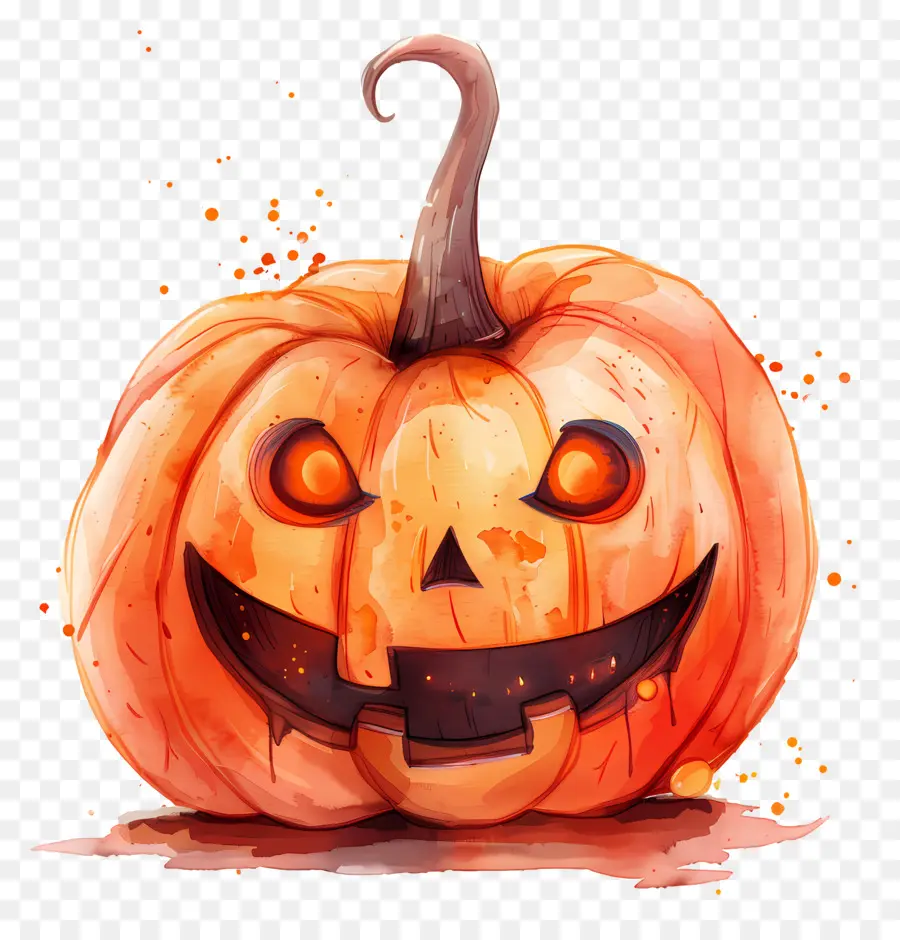 Calabaza Espeluznante，Calabaza Sonriente PNG