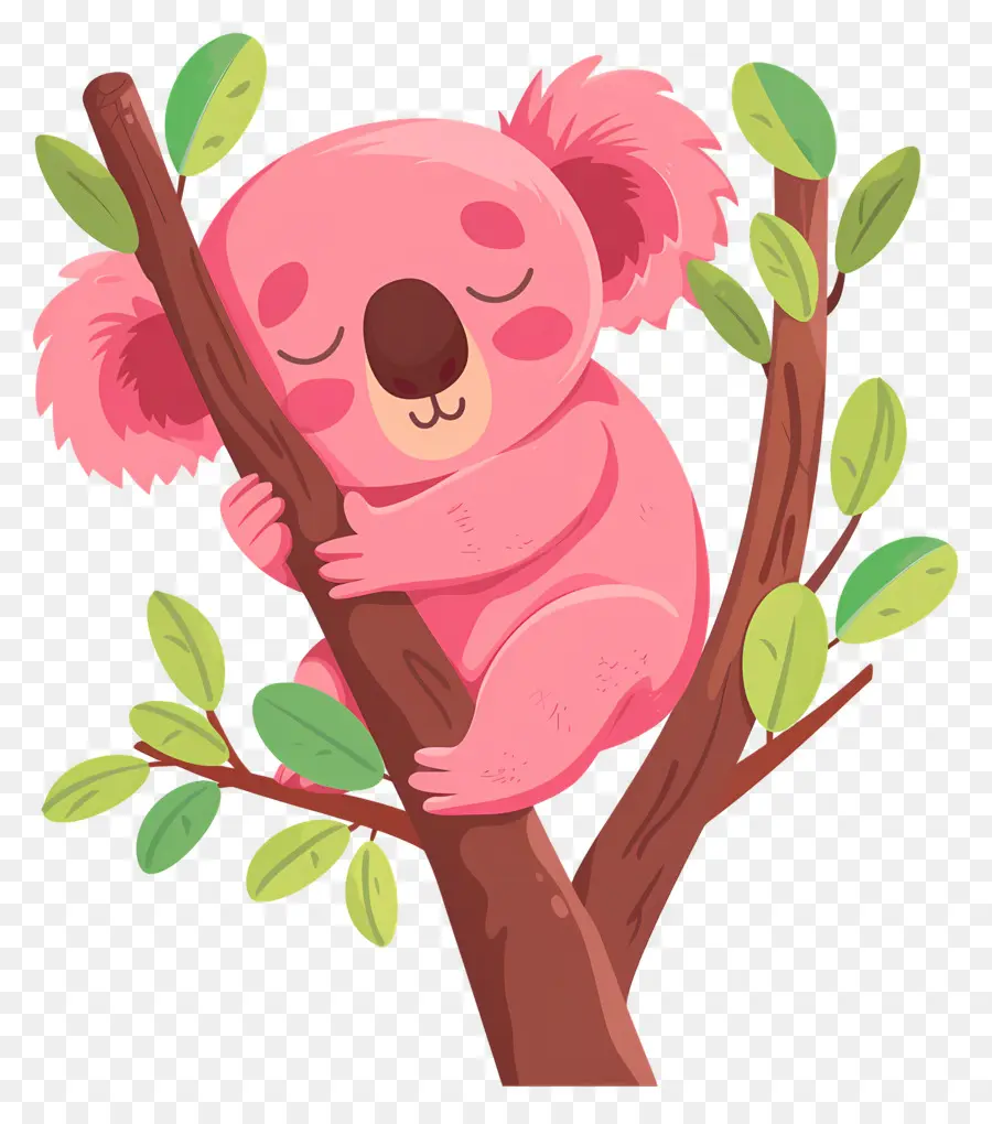 Lindo Koala，Koala Rosa PNG