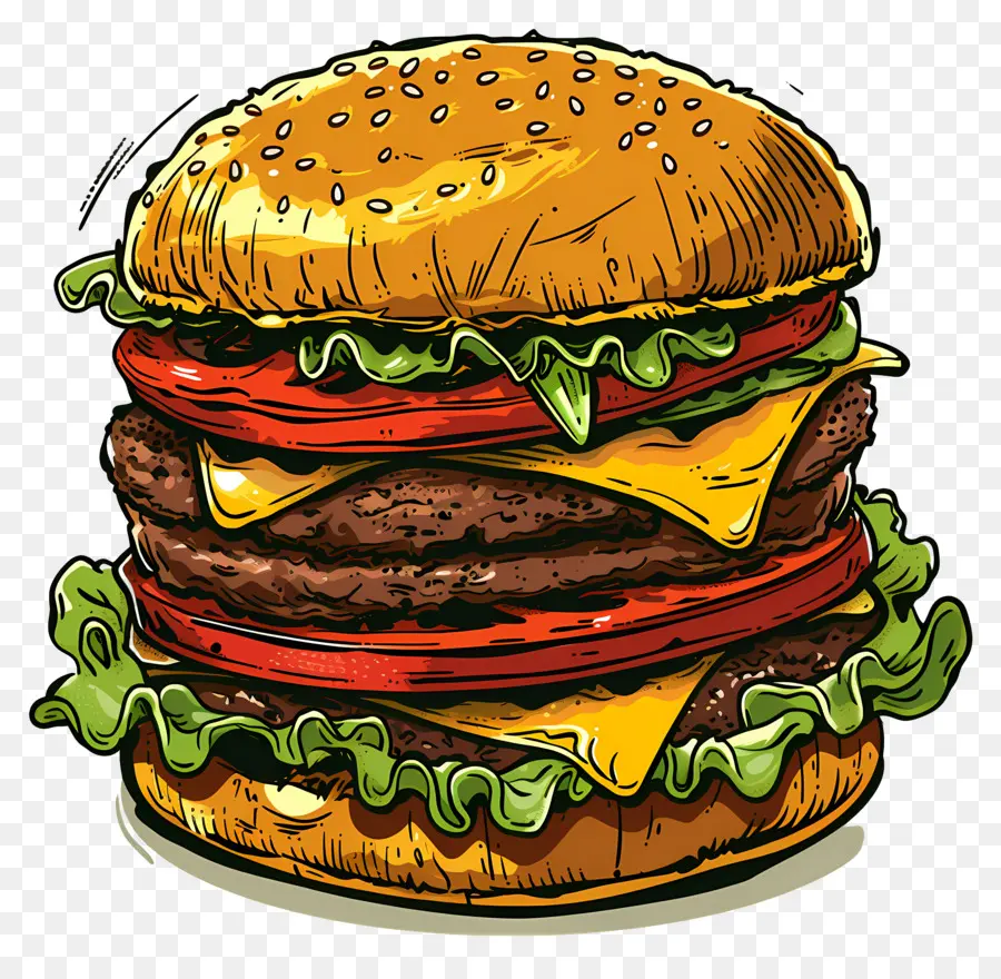 Hamburguesa De Carne，Hamburguesa Con Queso PNG