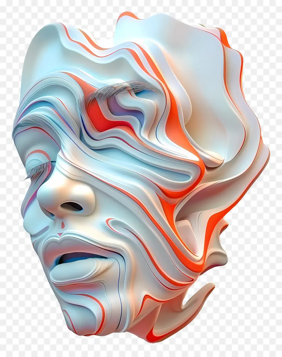 Cara De Hombre，Cara Abstracta PNG