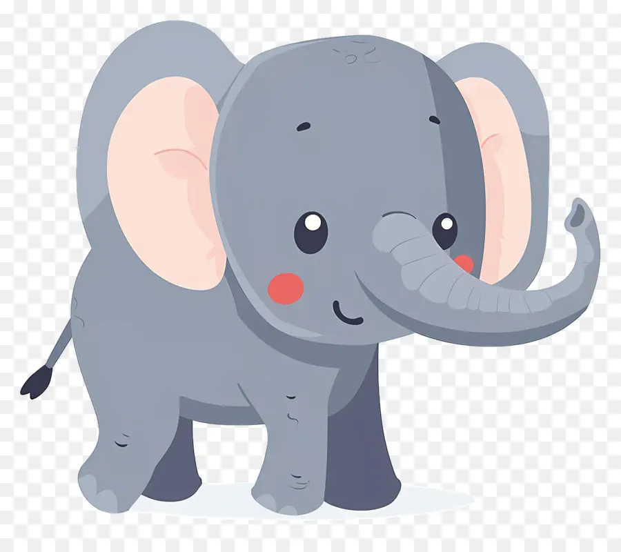 Lindo Elefante，Elefante Azul PNG