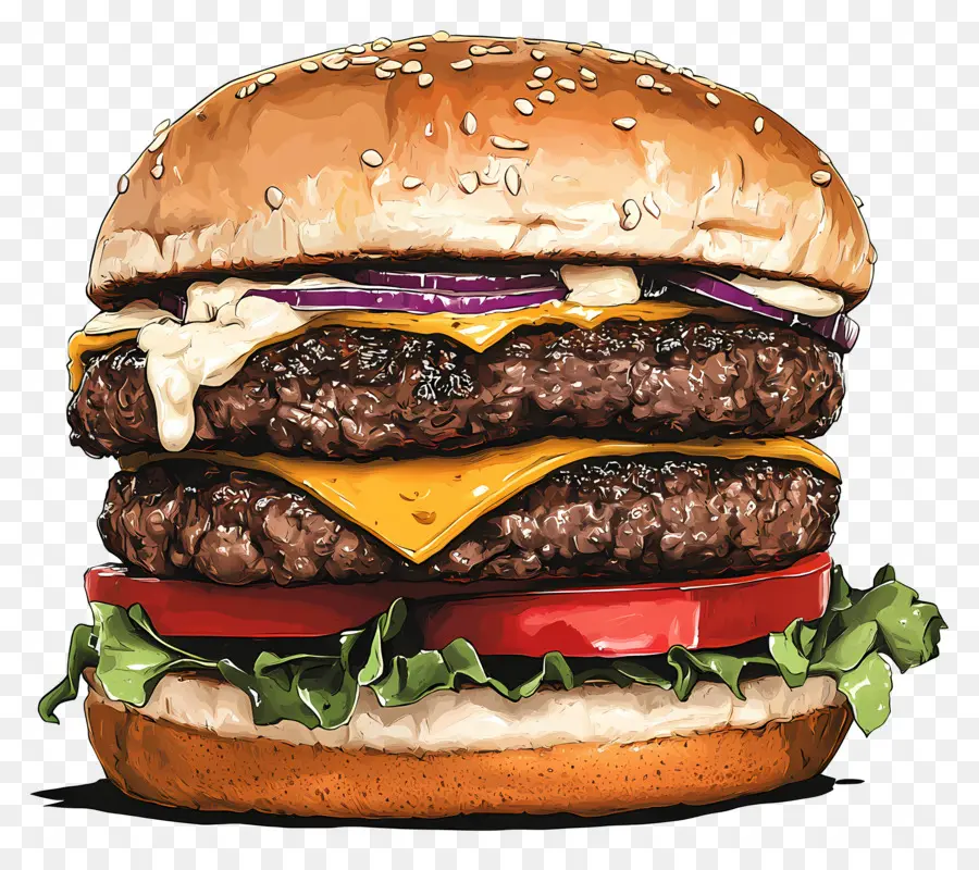 Hamburguesa De Carne，Hamburguesa Con Queso PNG