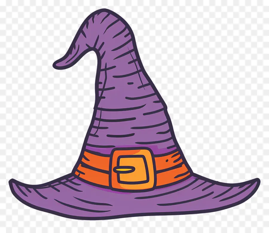 Gorra De Halloween，Sombrero De Bruja PNG