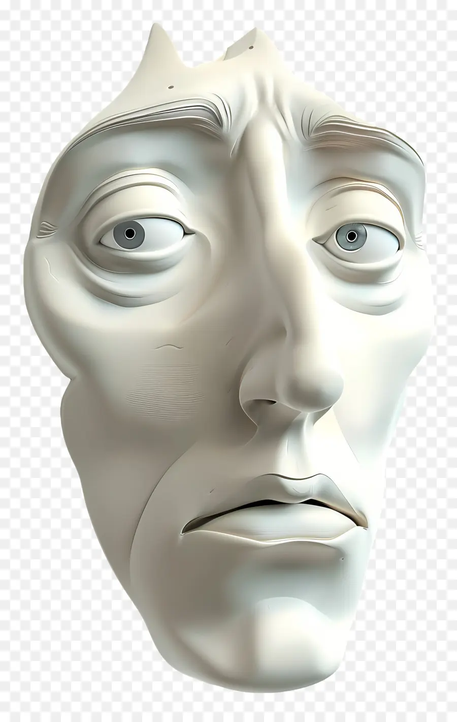 Cara De Hombre，Cara Distorsionada PNG