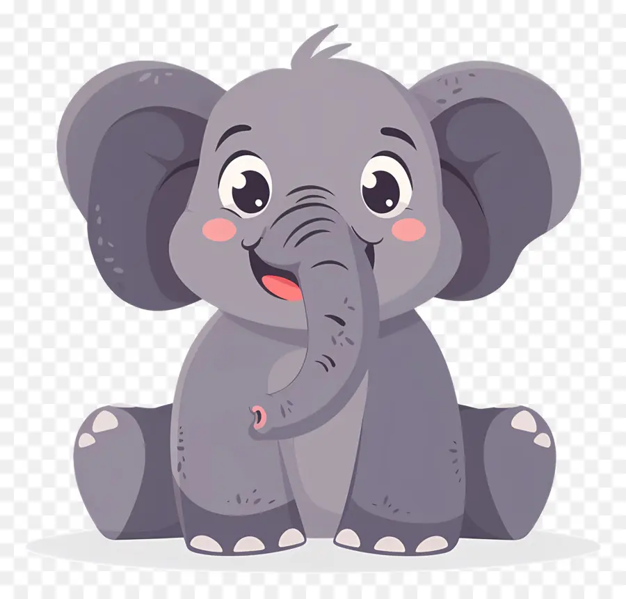 Lindo Elefante，Dibujos Animados PNG