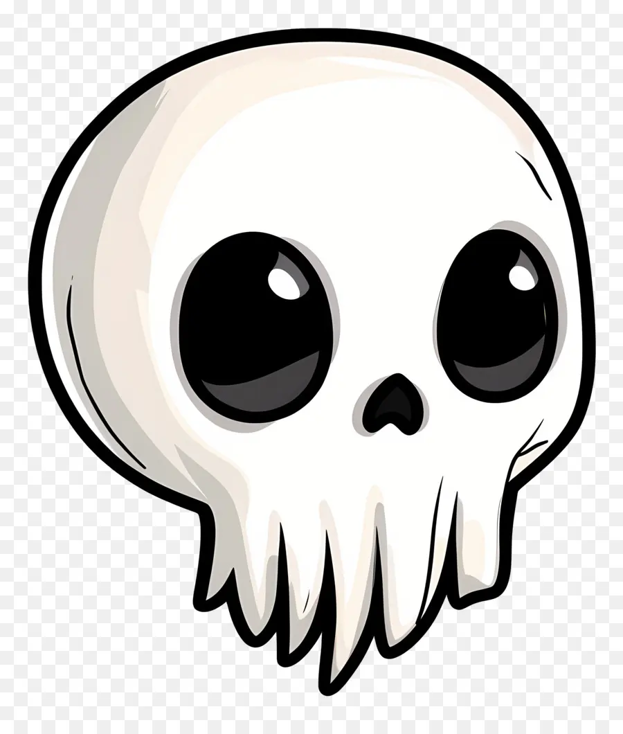 Fantasma De Dibujos Animados，Calavera De Dibujos Animados PNG