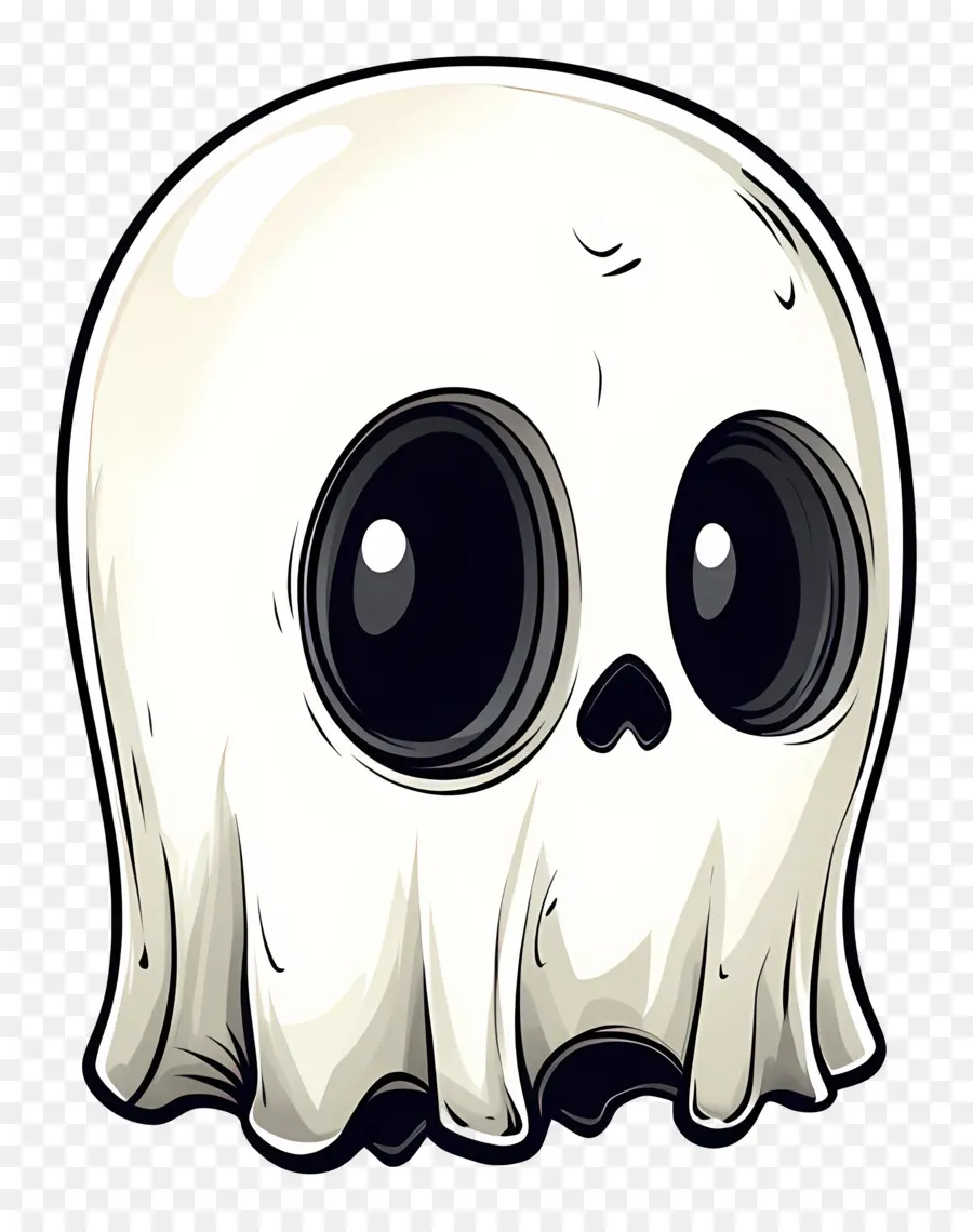 Fantasma De Dibujos Animados，Calavera De Dibujos Animados PNG