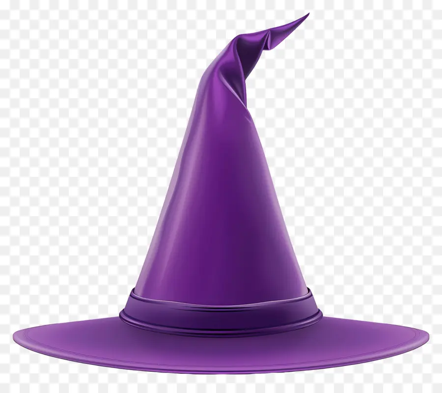 Gorra De Halloween，Sombrero De Bruja Morado PNG