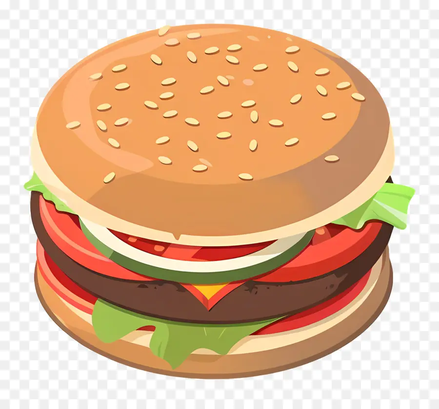 Hamburguesa De Carne，Hamburguesa Doble Con Queso PNG