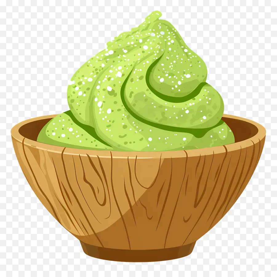 Helado De Matcha，Pasta Verde PNG