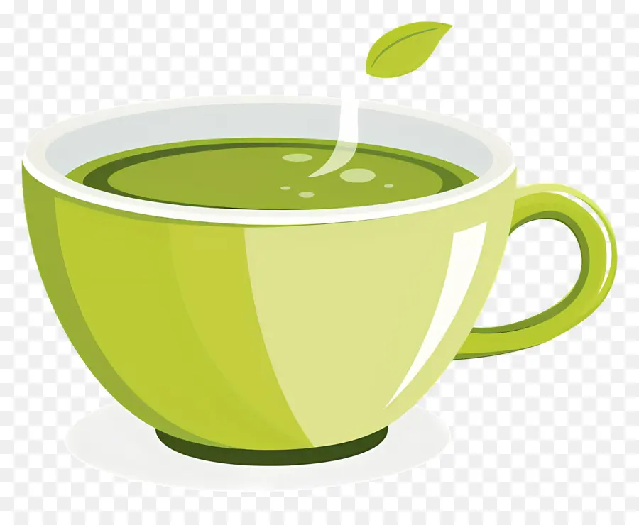 Bebida De Té Verde，Taza De Té Verde PNG