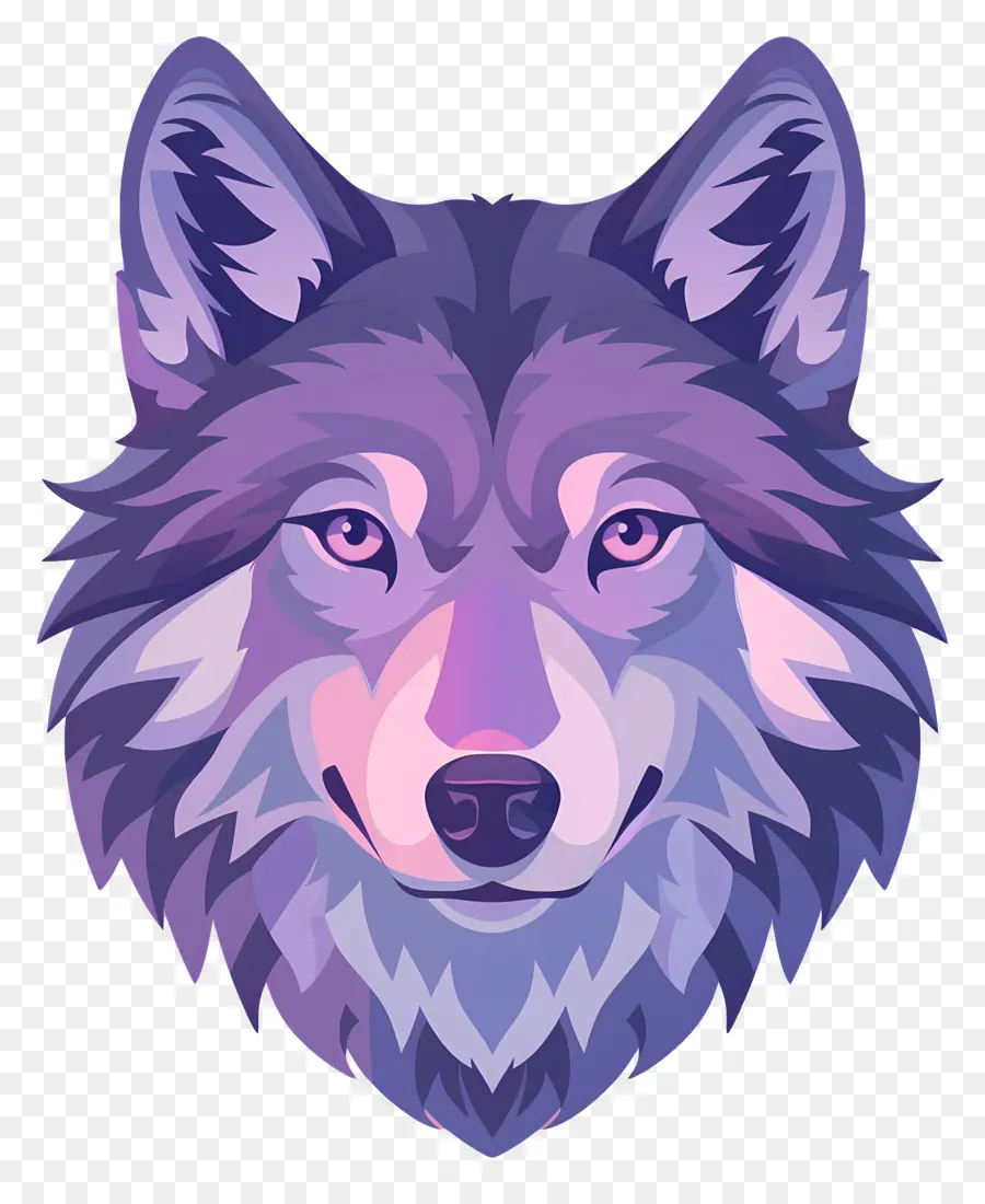 Cabeza De Lobo，Lobo De Dibujos Animados PNG