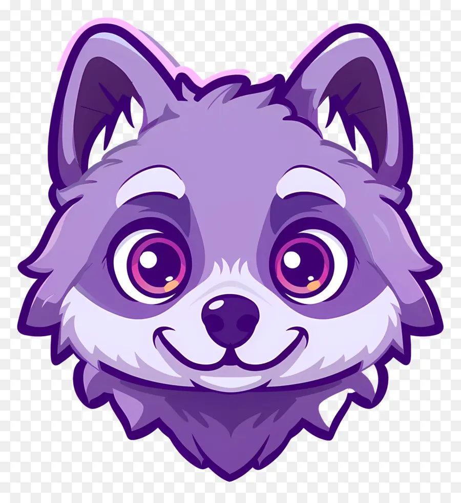 Cabeza De Lobo，Perro De Dibujos Animados PNG