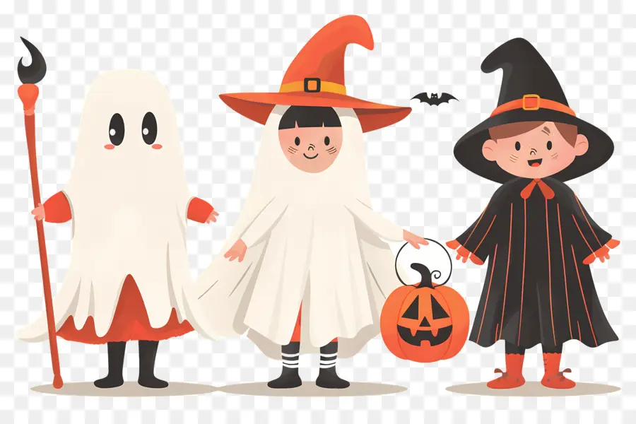 Niños De Halloween，Disfraces De Halloween PNG