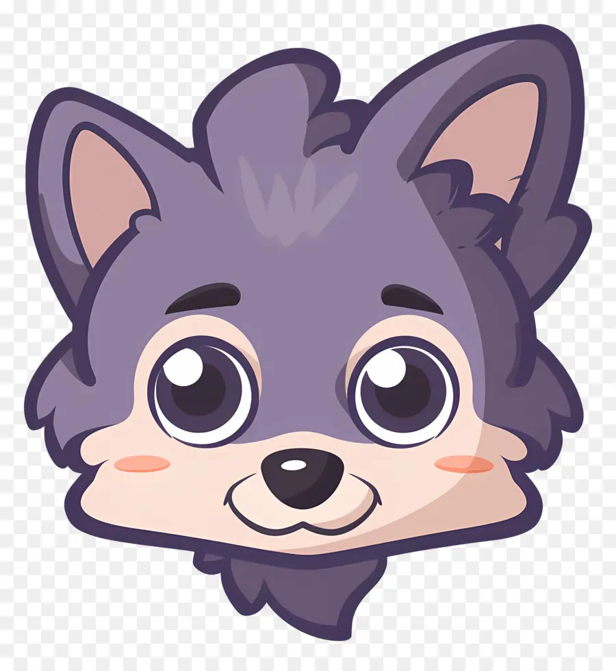 Cabeza De Lobo，Lobo Morado PNG