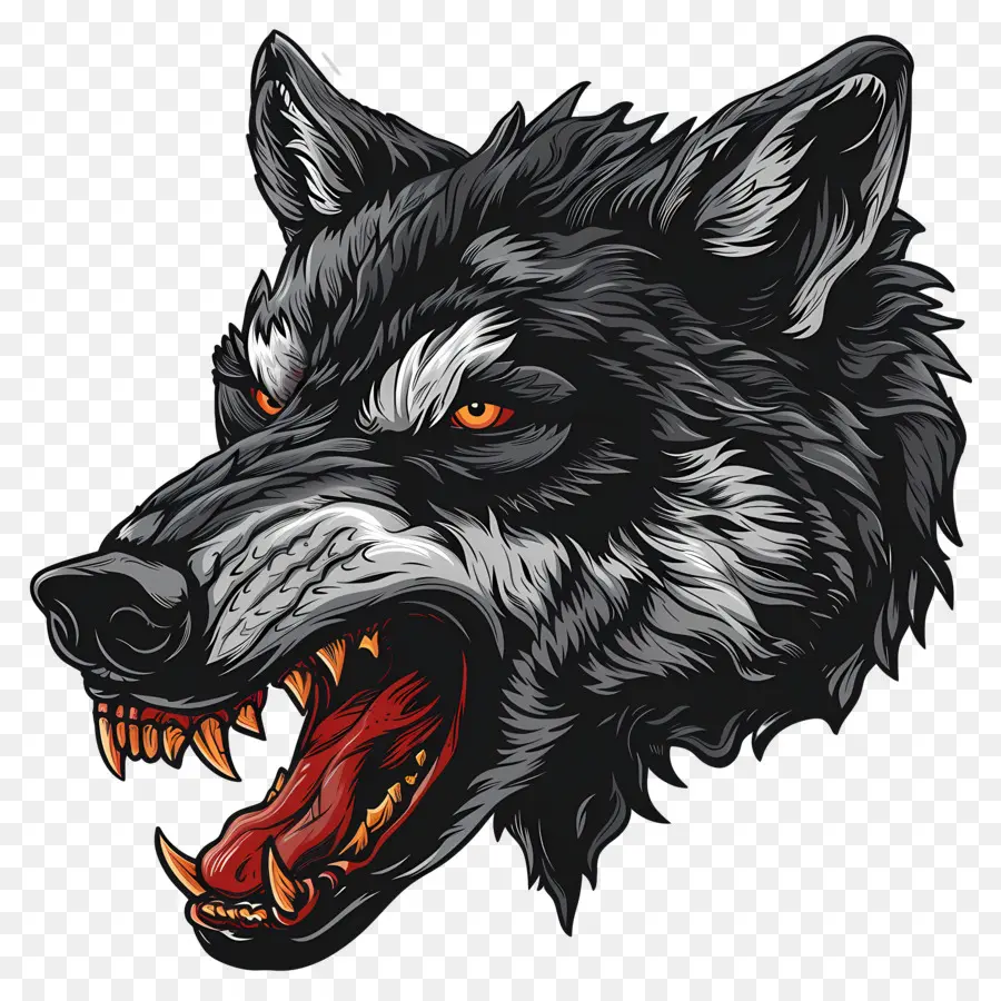 Cabeza De Lobo，Animal PNG