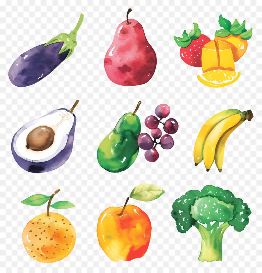 Verduras Y Frutas，Frutas Y Verduras PNG