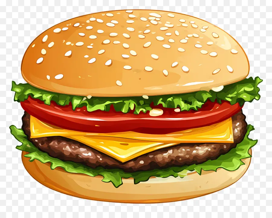 Hamburguesa De Carne，Hamburguesa Con Queso PNG