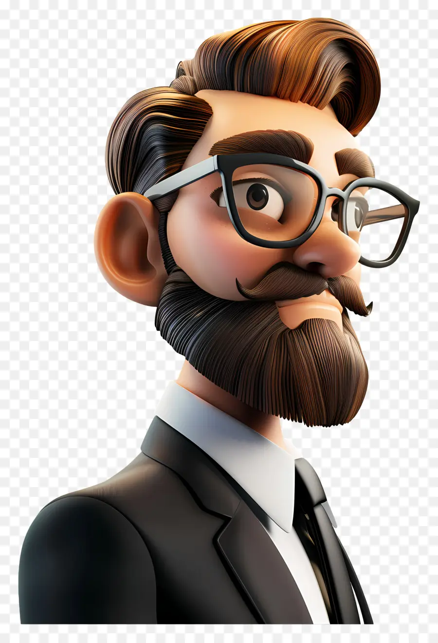 Hombre Genial，Empresario De Dibujos Animados PNG