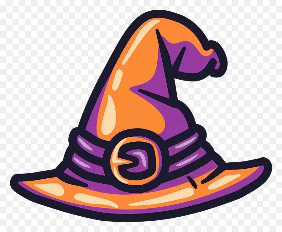 Gorra De Halloween，Sombrero De Bruja PNG