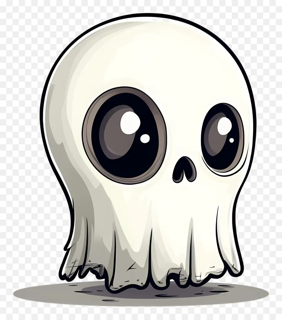 Fantasma De Dibujos Animados，Calavera De Dibujos Animados PNG